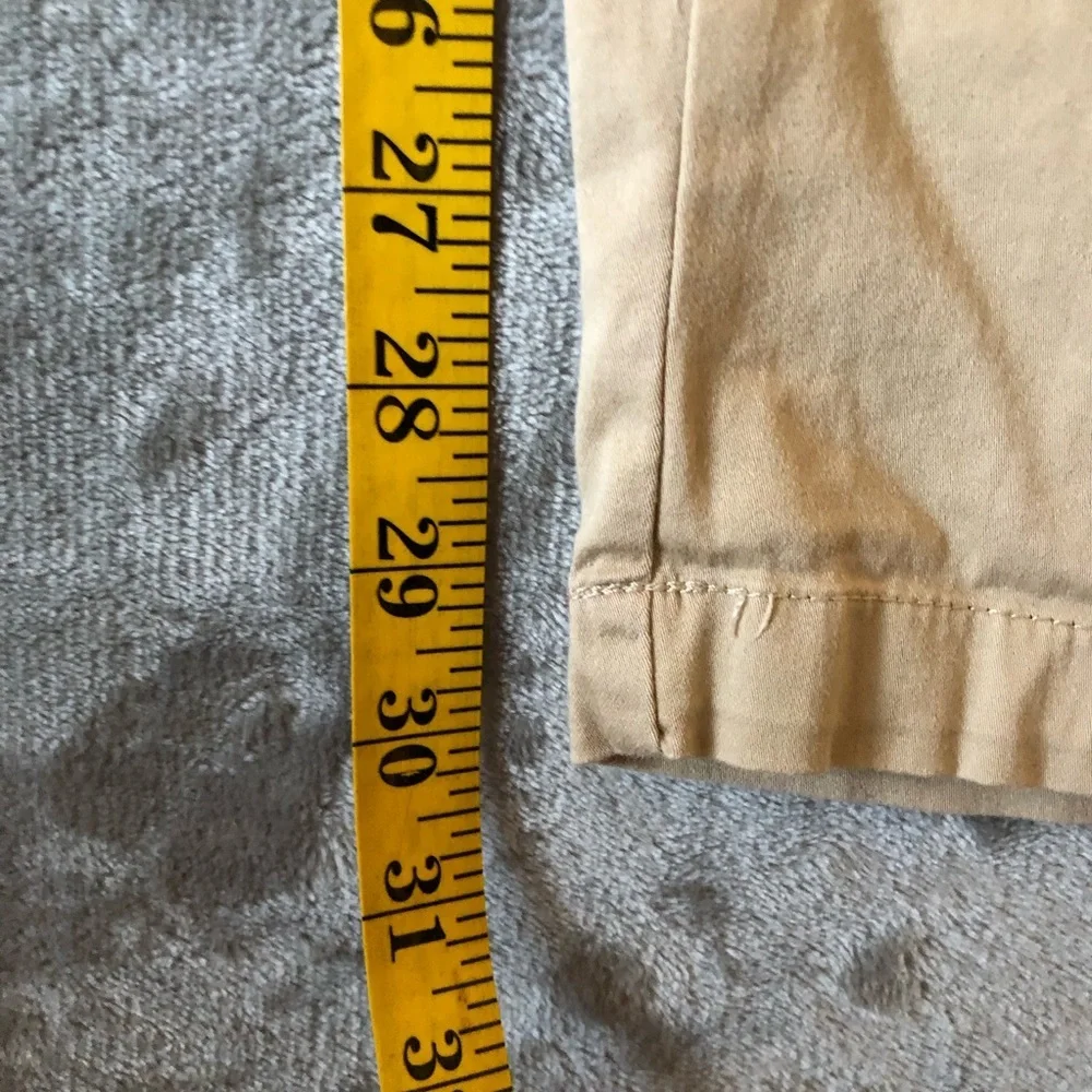 Avenue Beige Stretch Capri Pants Size 26 Plus Workwear